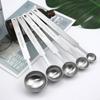 Stainless Steel Coffee Bean Spoon Measuring Spoon Weighing Milk Powder Spoon Dosing Spoon Gram Spoon