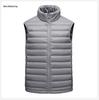 Высококачественный бесшовный легкий жилет из утиного пуха для мужчин и женщин – весна/осень