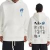 Худи Ado Мода Мужская Женская 2025 Осень Зима Толстовки с длинным рукавом и капюшоном Свободный принт Уличная одежда винтаж Унисекс Пуловеры