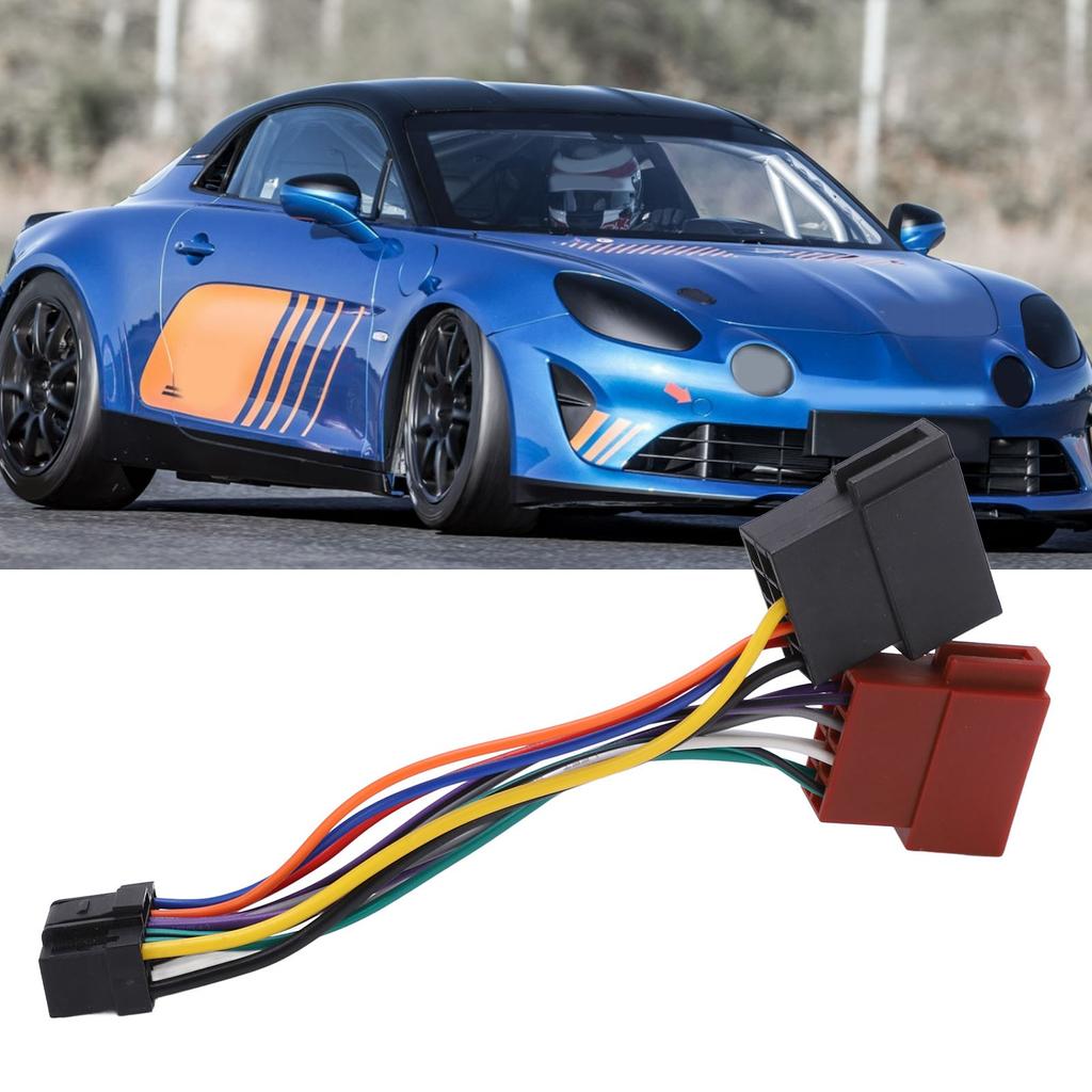 Разъем жгута проводов ISO, штекер адаптера, 16-контактный автомобильный стереорадио, замена для Alpine