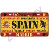 Plaque Israel Spain France Home Metal Sign Germany Craft Bar Decor Tin Sign USA Country Flag Tinplate Plate For Wall Restaurant