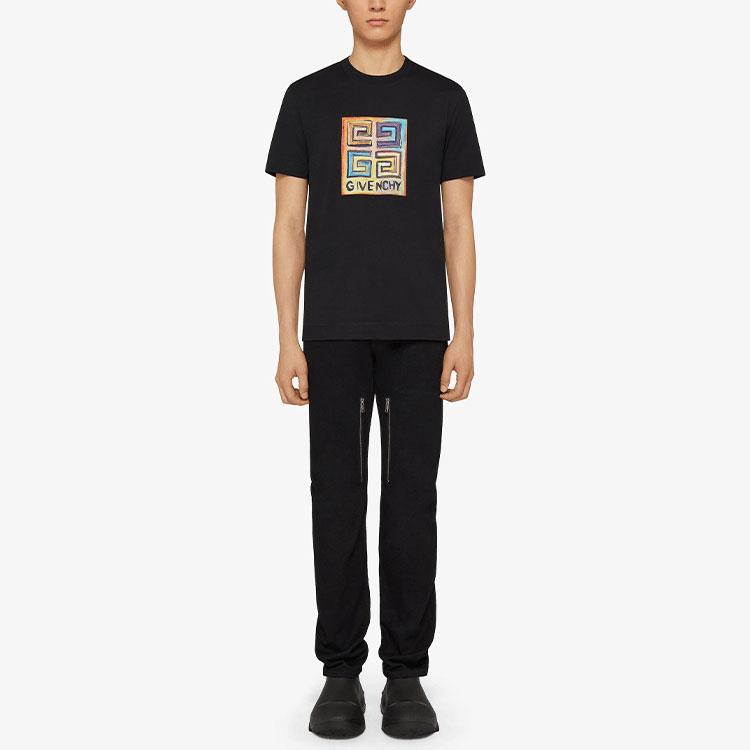 Givenchy SS22 T Shirt Men's Black BM71CT3Y6B-001