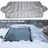 Silver Anti Frezze Frost Ice Snow Cover Winter Windscreen Windshield Parasol Protector - Cover All Car Models