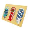 Wooden Lacing Shoe Toy Toddler Kids Learn To Tie Shoelaces Teaching Kit Tie Shoes Training Board Educational Toy