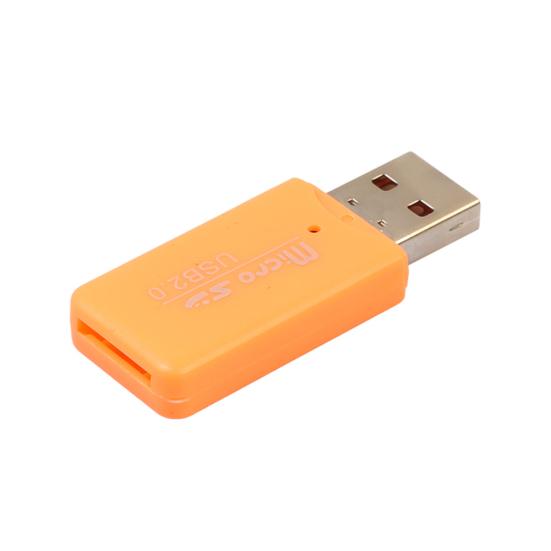Mini Portable USB 2.0 High Speed Micro SD TF T-Flash Memory Card Reader Adapter