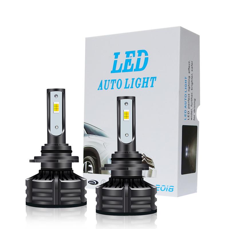 T6 трехцветная автомобильная светодиодная фара, фара дальнего и ближнего света, встроенная фара, золотой свет, противотуманные фары H1 H7 H11