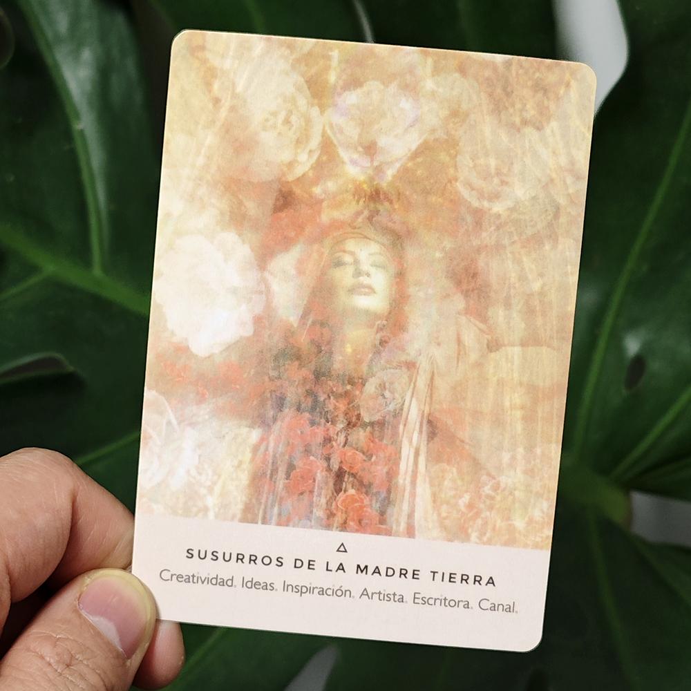 10,4*7,3 см Rose Oracle испанский выпуск 44 шт. карты Oracle