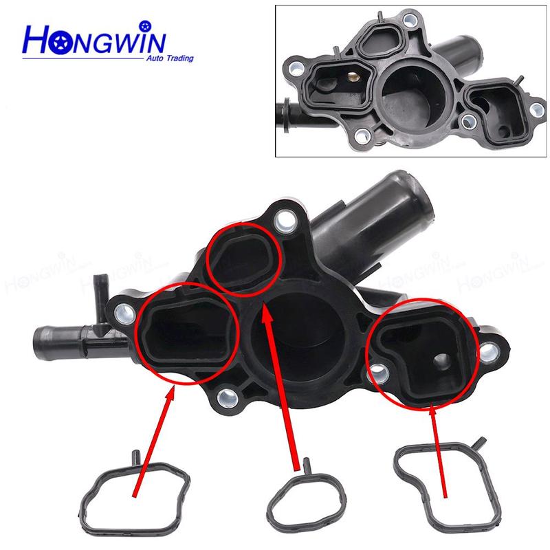 1/2/3PCS Engine Radiator Thermostat Housing 11060-4BB1A For Nissan Sentra Rogue Sport 1.8L 2.0L 2017-2022 11060-4BB0A