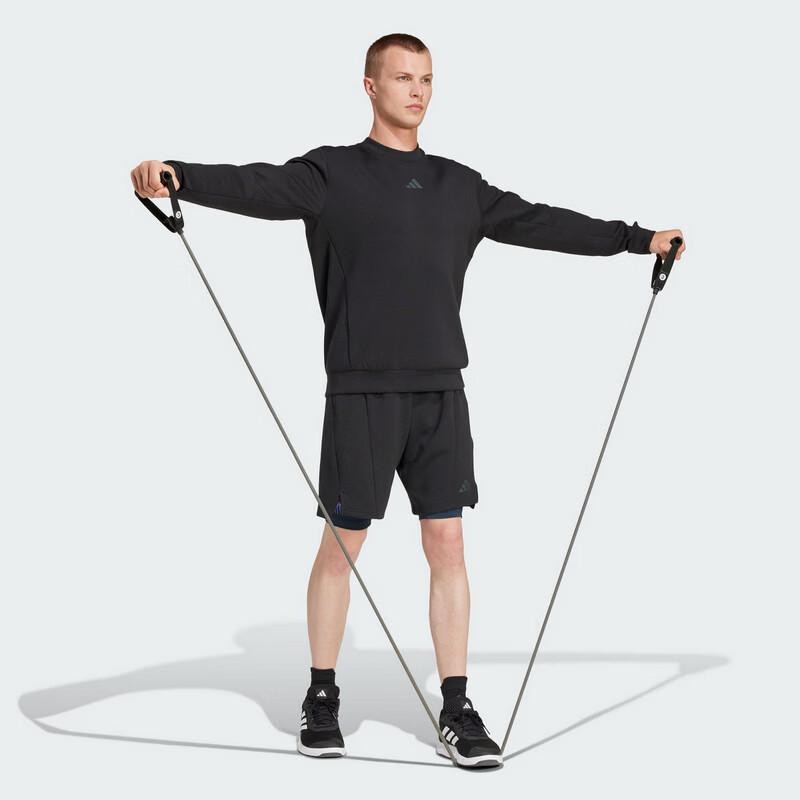 adidas Мужская повседневная толстовка с круглым вырезом и длинным рукавом JJ4642