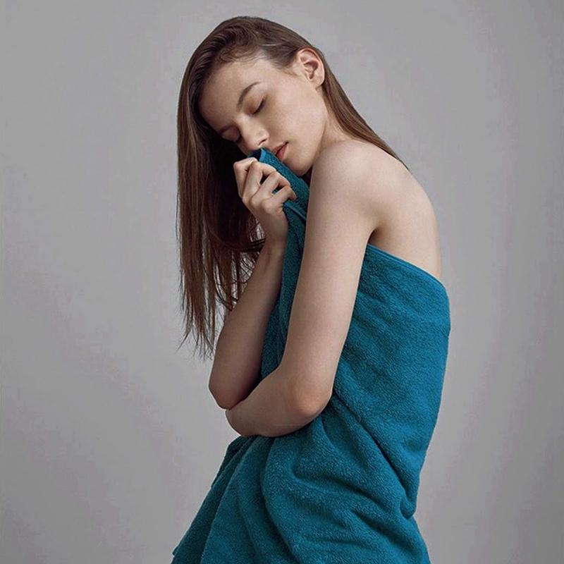 1/5/10 шт. Хлопковое полотенце для ванной 35X75 см 70X140 см Полотенце для рук и лица Мягкое Подарочное Впитывающее Спортивное Впитывающее Полотенце Синее Белое