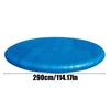 Round Pool Cover Dust Pool Cover for Pool Windproof Hot Tub Protective Tool With Drawstring for Outdoor Yard Home
