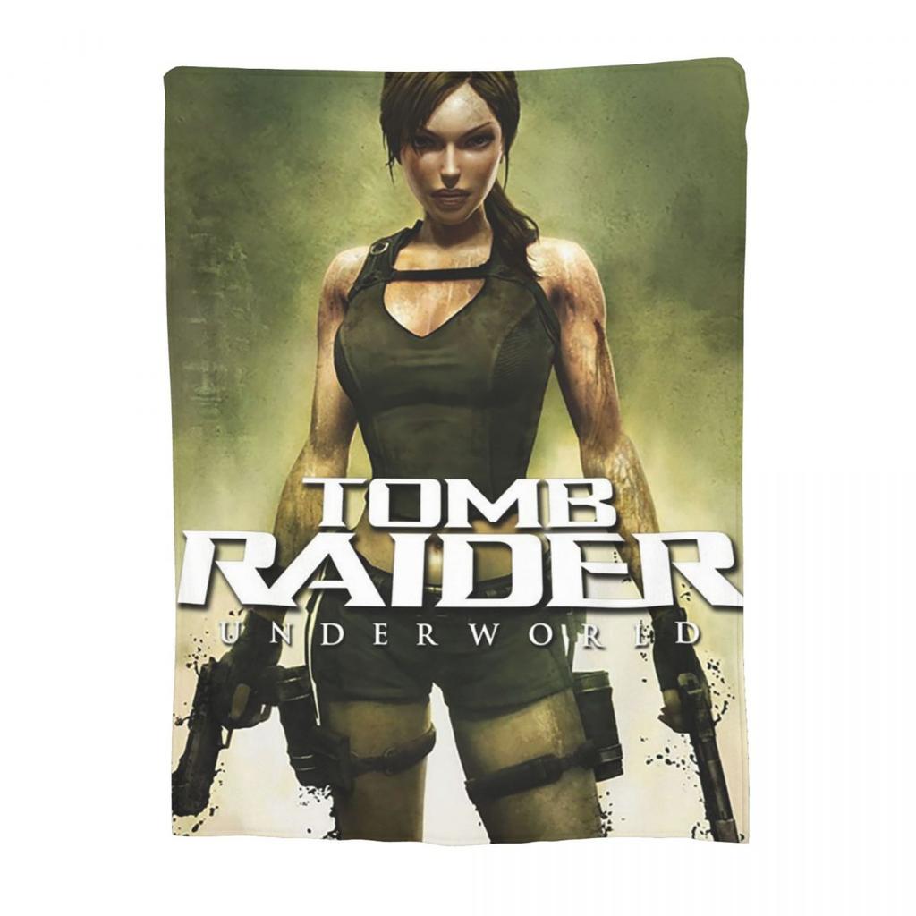 Tomb Raider Лара Крофт Игры Анджелина Джоли Игровой Rise Перезапуск Поместье Крофт Одеяла Теплое Пледовое Покрытие для Спальни Дивана