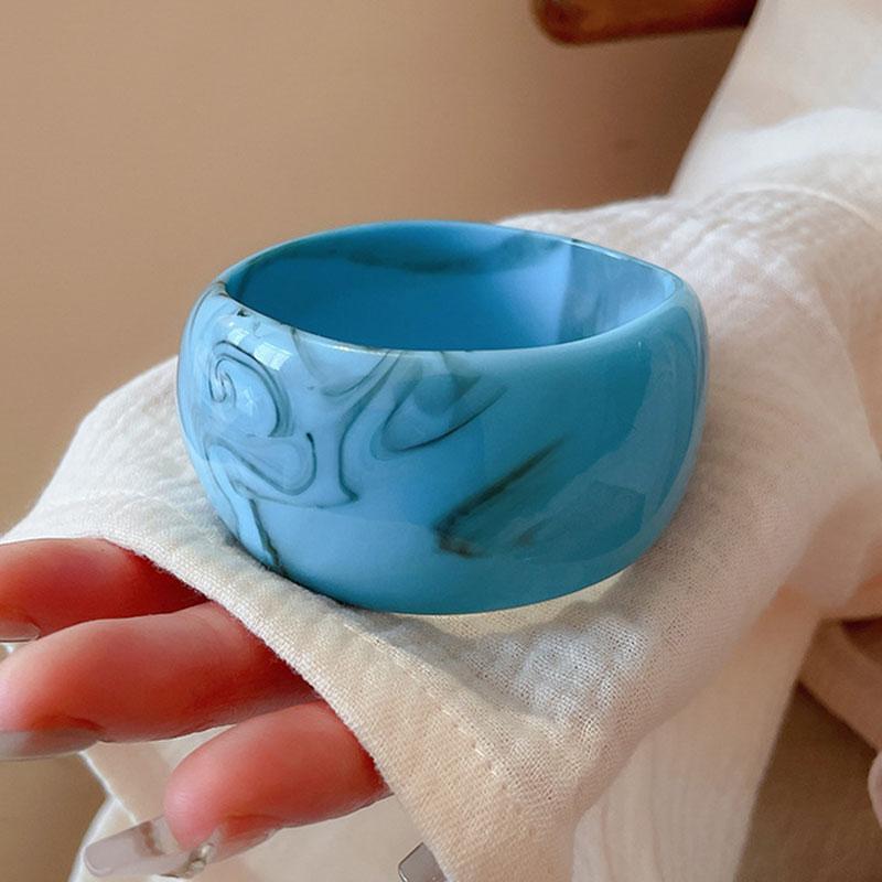 8 цветов богемные неровные толстые акриловые браслеты из смолы для женщин геометрические манжеты широкие браслеты мужские украшения лето