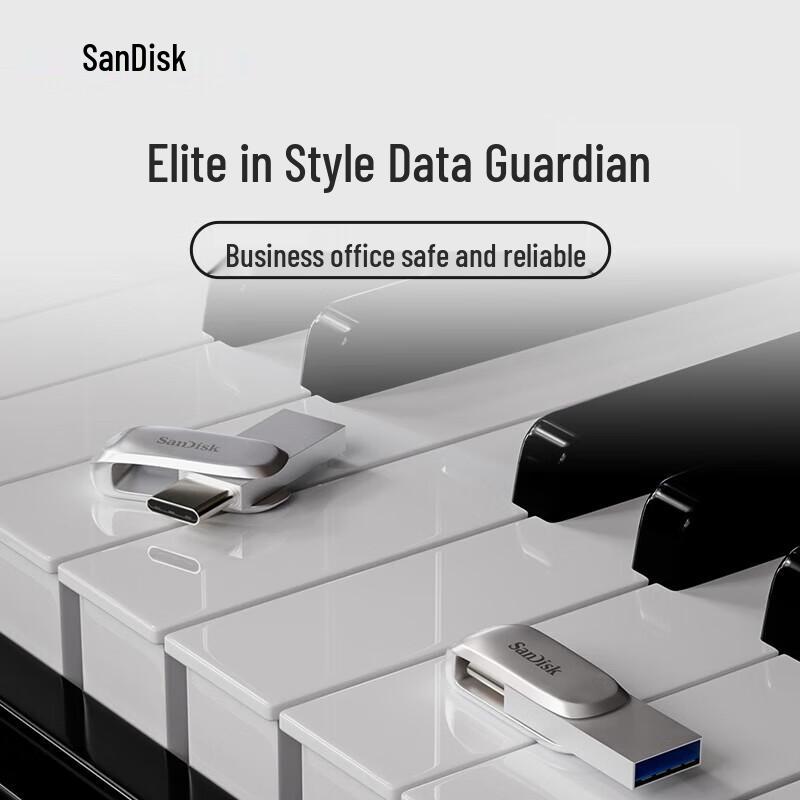 SanDisk DDC4 1 ТБ Флеш-накопитель USB 3.2 Type-C с двумя дисками