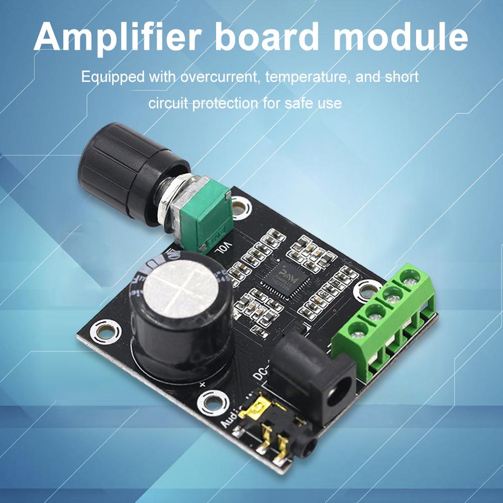 2 X 15W PAM8610 Digital Audio Amplifier Board Dual-channel Class D Audio Power Amplifier Board Module with Delay 12VGood product