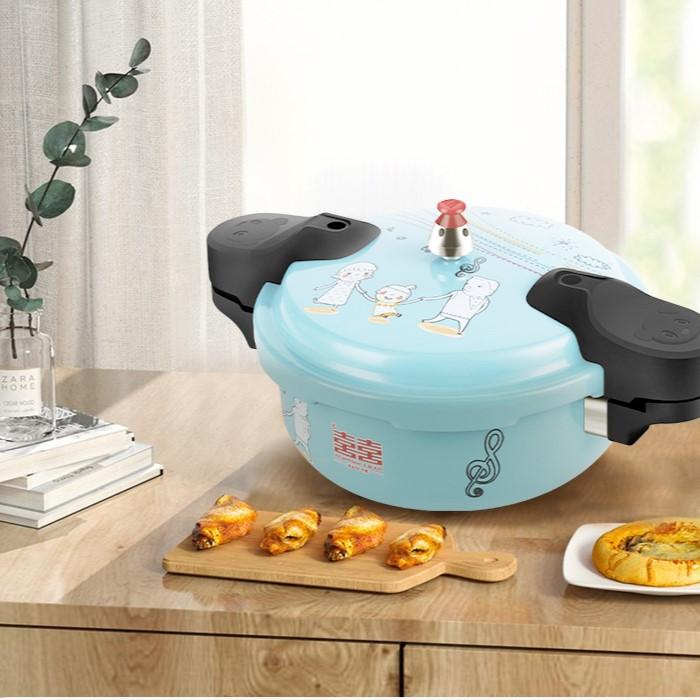 Микро-скороварка из алюминиевого сплава, скороварка, скороварка, рисоварка, кастрюля для газовой или индукционной плиты, безопасная скороварка