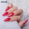ROSALIND 12 Colors Cracked Nail Gel Varnish Hybrid Crackle Manicure Acrylic Art UV Gel Semi Permanent with Base Top Coat