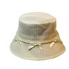 Fisherman Bow Thin Hat Womens Summer Fashion Breathable Sun Hat Sunscreen Hat