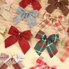 25pcs Christmas Bows Christmas Ornaments Gold Red Bows Christmas Tree Ornaments New Year Decorations Mini Bows Gift Bows