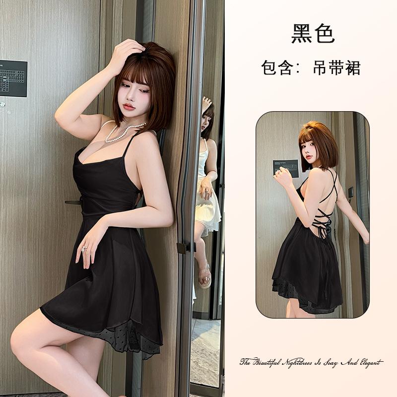 Женская кружевная сетчатая ночная рубашка Pure Desire, дышащая, с глубоким V-образным вырезом, многостильная, сексуальная одежда для отдыха, универсальная, соблазнительная одежда для сна, с разнообразным выбором