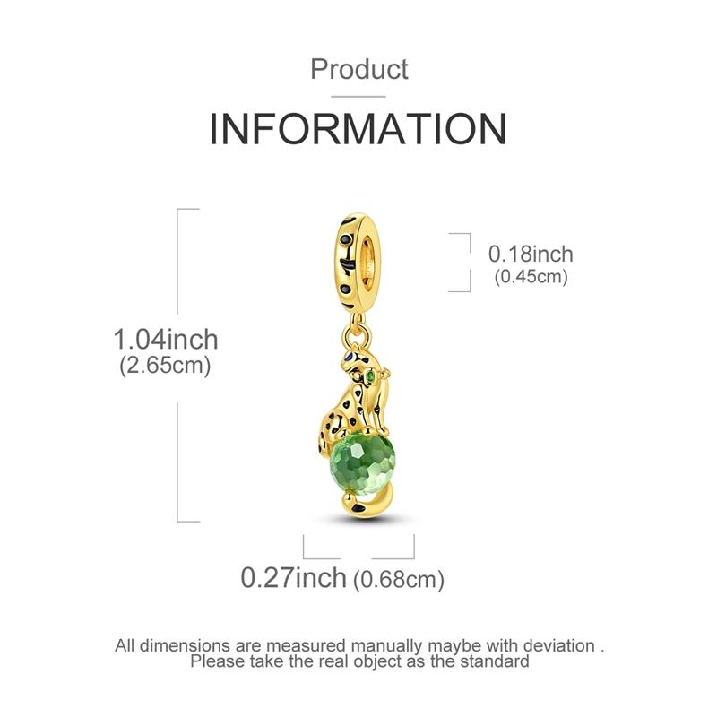 Медный Золотой Цвет Хранитель Леопард Гепард Животное Подвески Подвески Бусины Подходят Браслет Ожерелье DIY Ювелирные Изделия