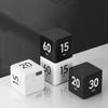 Rotating Pomodoro Timer 1-60 Minutes Preset LED Display Adjustable Volume Cube Timer for