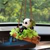 Долговечный диффузор духов Panda Ароматный камень Автомобильный подвесной орнамент Автомобильная ароматерапия