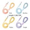 Summer Dopamine Dog Leashes with Cotton Handle Durable Pet Training Rope Anti-Lost Adjustable Pet Supplies Pet