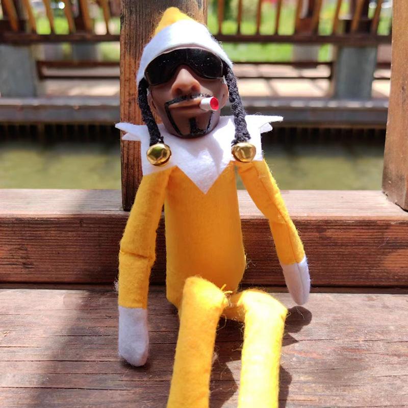 1/2pcs Snoop On A Stoop Christmas Elf Doll 2025 Christmas Decorations Festive Atmosphere Doll Ornament New Year Xmas Gift