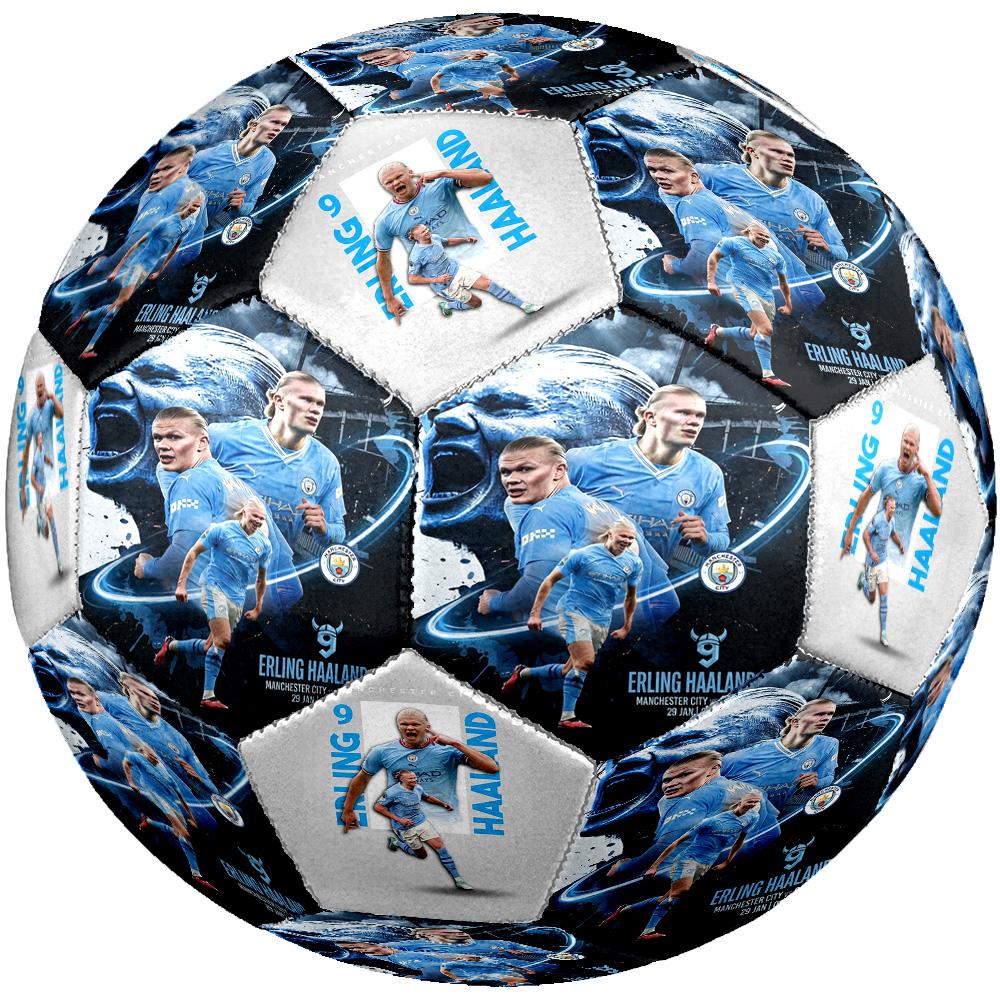 Haaland 9 Manchester City Size 5 Soccer Ball Machine Sewn Indooroutdoor Universal Football Perfect Commemorative Gift For Soccer Lovers