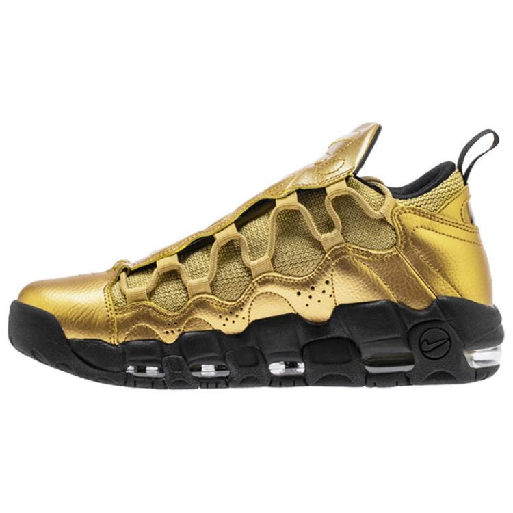 Nike Air More Money Metallic Gold Black AJ2998-700