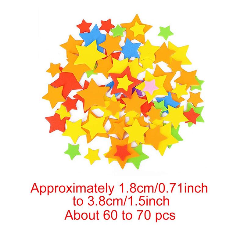 EVA 3D Stickers Children Handmade DIY Material Package Kids Sponge Paper Small Patch with Adhesive Backing Flower Animal TMZ