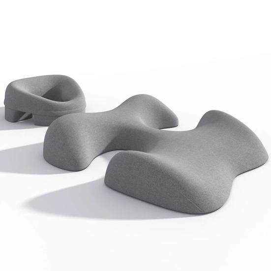 Yousheng Face Down Pillow Memory Foam Head Cushion Chest Cushion Massage Prone Cushion for Home SPA Sleep Postoperative Recovery