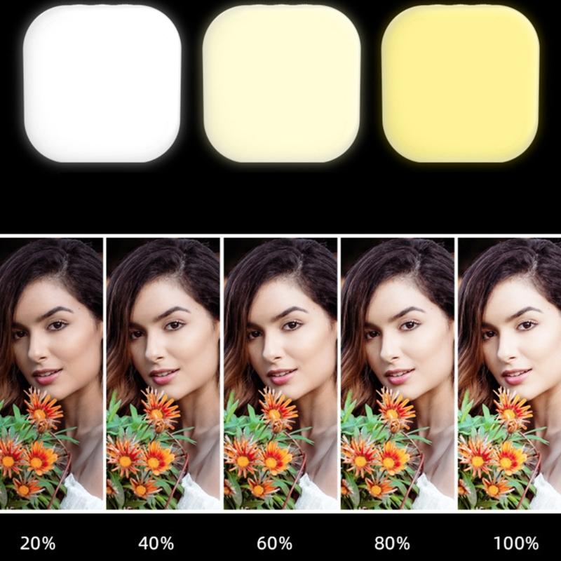 Portable Magnetic Phone Light with Adjustable Brightness & Color Temperature Pocket Light Ideal For Selfie & Video Call