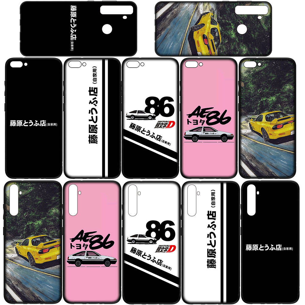 Чехол для телефона Samsung Galaxy S25 S24 S23 iPhone 16 15 Xiaomi Redmi Note 14 13 12 11 Pro Max OPPO Moto Huawei Supercar Initial D Super Car AE86 Cover