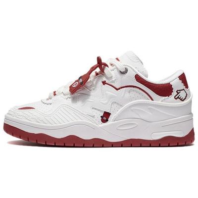 Li Ning CF The One Soft Rebound Толстая подошва Похудение Хлебные туфли Амортизация Нескользящие Износостойкие Низкие Повседневные Туфли Женские Кроссовки AGCT386-1