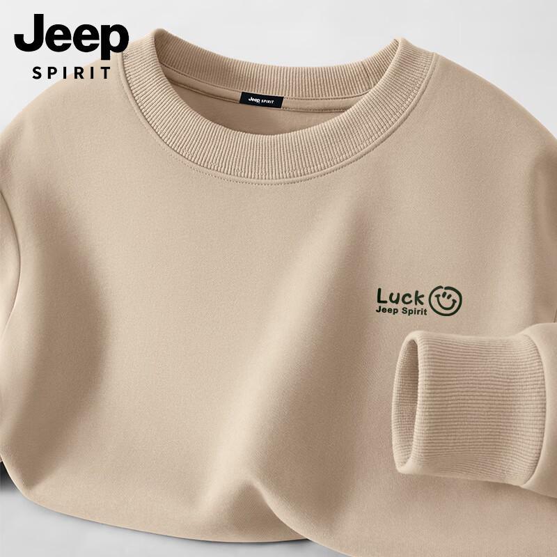 Мужской свитшот с круглым вырезом и логотипом JEEP SPIRIT
