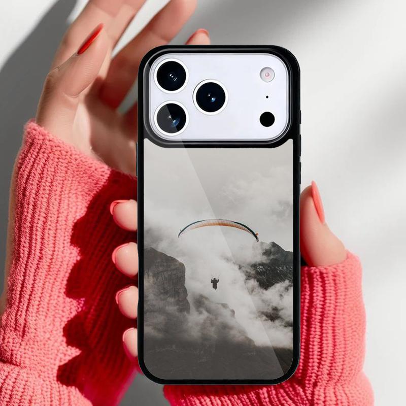 Чехол для телефона с изображением парапланеризма для iPhone 17 Air 16e 15 14 13 Pro Max Задняя крышка для 12 11 Pro Coque