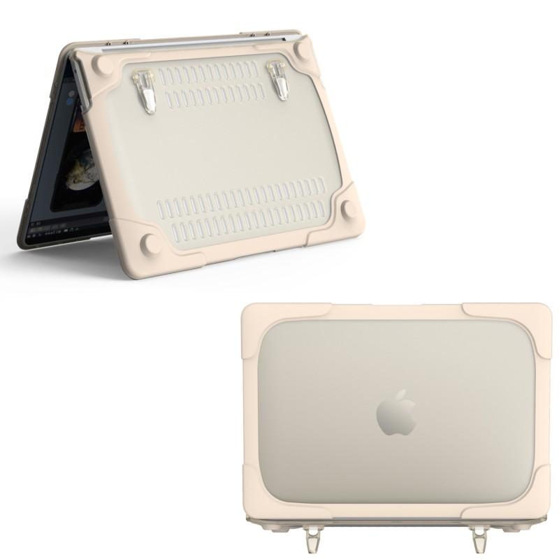 Тонкий матовый чехол из ПК для ноутбука MacBook Air 13.3 Pro 14, противоударный, защищающий от царапин, в цветах: серый, хаки, небесно-голубой, розово-красный