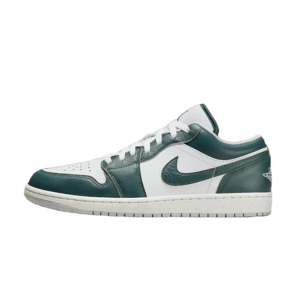 Jordan Air Jordan 1 Silver Dragon Trendy Abrasion Resistant Abrasion Resistant Low top Vintage Basketball Shoes Men's FQ7687-300(TeamA-)