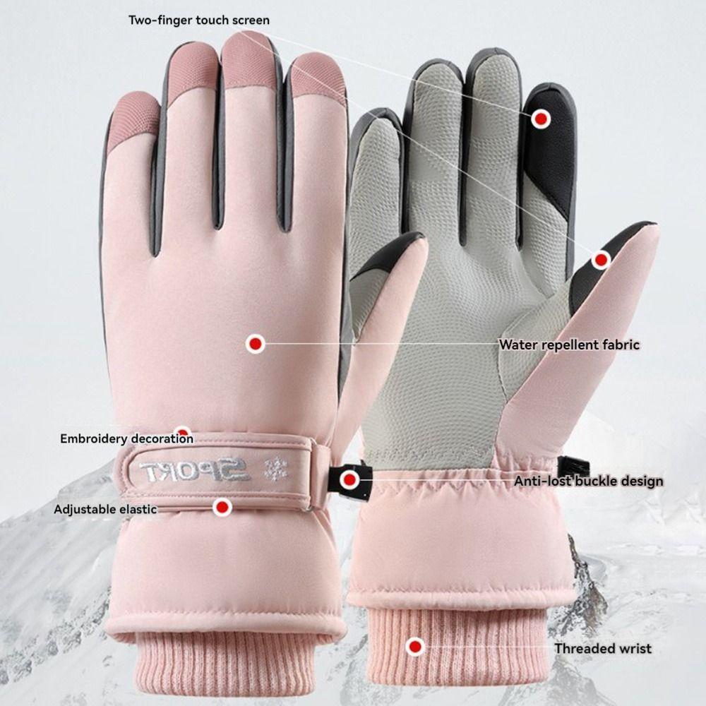 Ultralight Driving Gloves Anti-Slip Snowboard Mittens Multifunction Winter Ski Gloves  Motorcycle