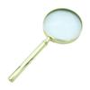 65mm 30X Handheld Magnifying Glass Shatterproof Reading Magnifier for Seniors and Kids Magnifying Lens Metal Handle