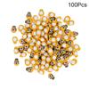 100pcs Mini Wood Bee Ladybug Colorful Ladybird with Glue DIY Craft Micro Landscape Ornament Kid Handmade Accessories Party Decor