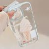Star Ice Cream for IPhone16 for Apple 15promax Mobile Phone Case for 14 Small Fresh Korean Style 13 Transparent 17