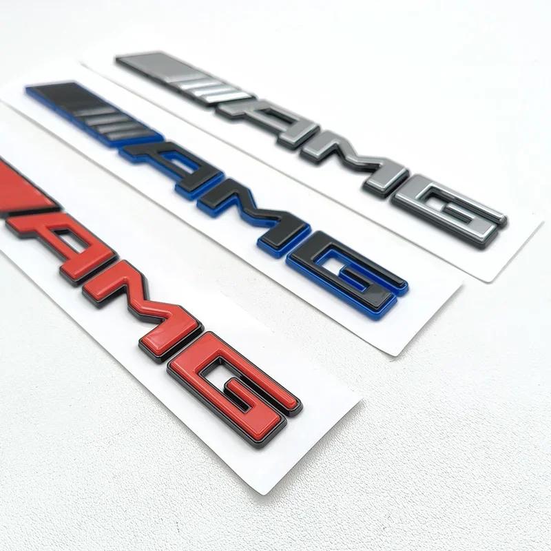 IXEA6 ABS Logo AMG Emblem Letters Car Trunk Badge For Mercedes Benz A B C E S GLA GLB GLC GLE GLS Vito G Class AMG Sticker