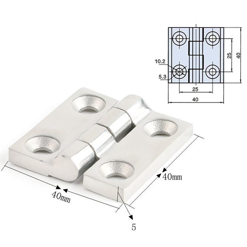 1 Pc Detachable Hinge Slip Joint Flag Lift Off Door Stainless Steel 40x40 50x50 60x60mm Wardrobes And Doors Hardware Furniture