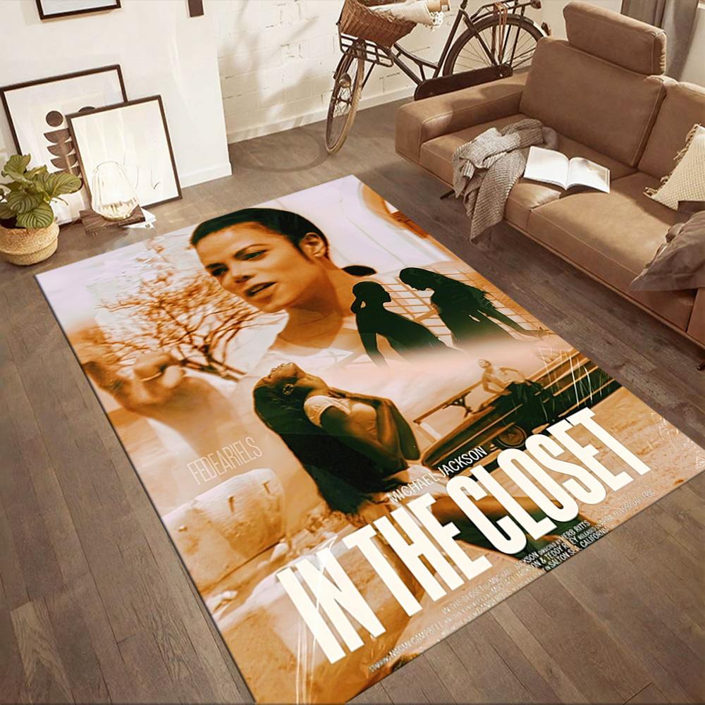 Michael Jackson 201 Floor Mat Perfect for Hallway Balcony Foyer Living Rooms Anti-slip Rug Office home decor Perfect Birthday/Christmas Gift Idea