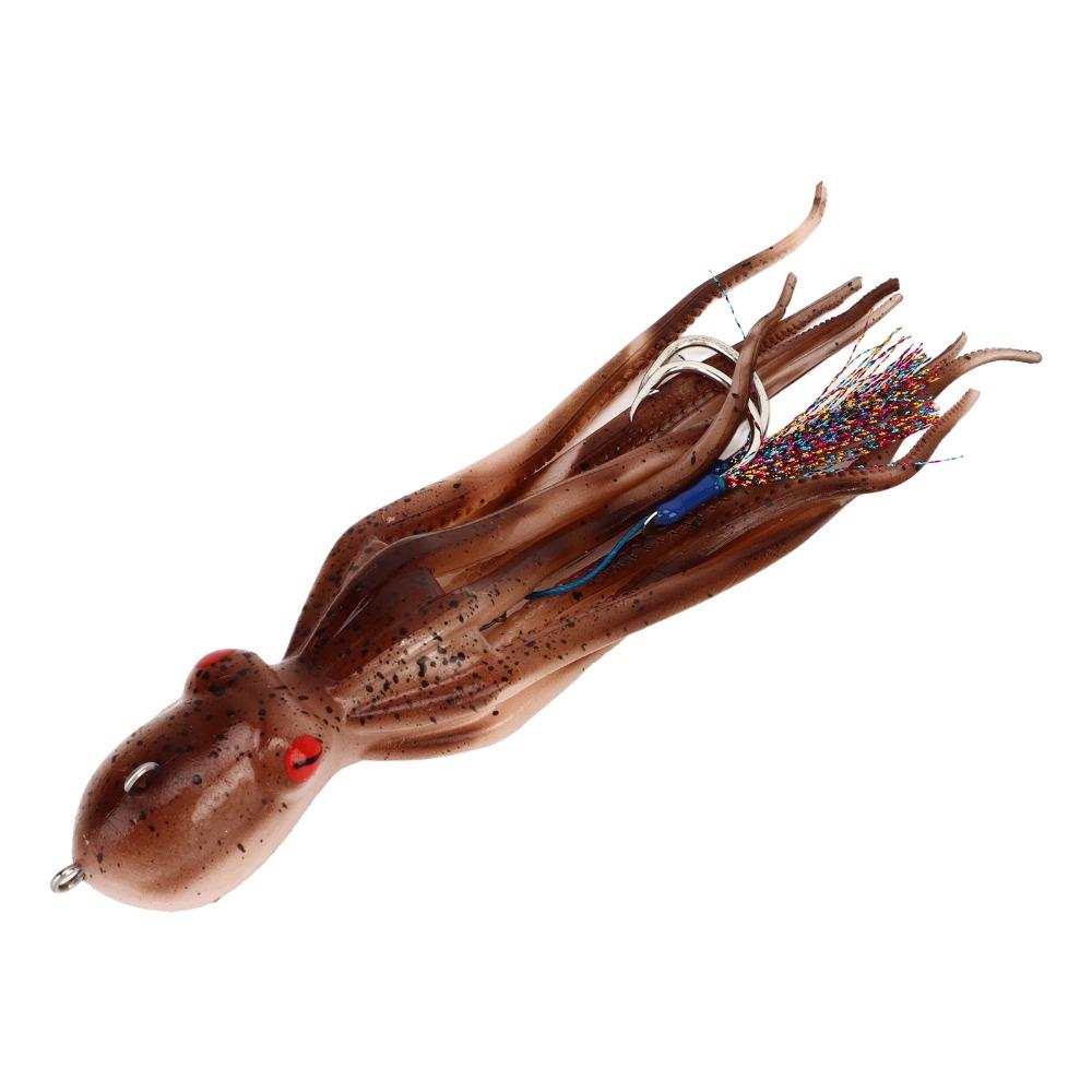 250g Squid Jig TPE Fishing Bait Durable Swimbait Lures Saltwater Fishing