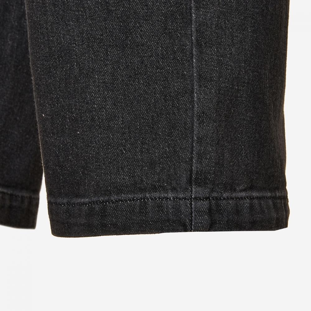 Converse Open Hem Baggy Denim Pants Washed Black 10026720 A01 Washed Black