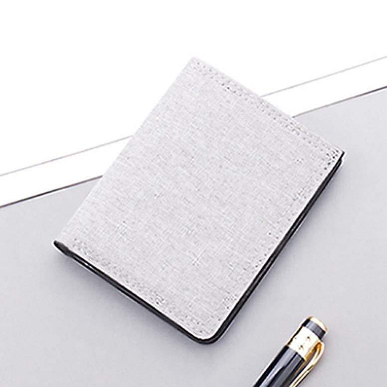 Винтажный компактный мужской ультратонкий вертикальный холщовый короткий кошелек, тонкий держатель для ID и кредитных карт, кошелек для водительского удостоверения